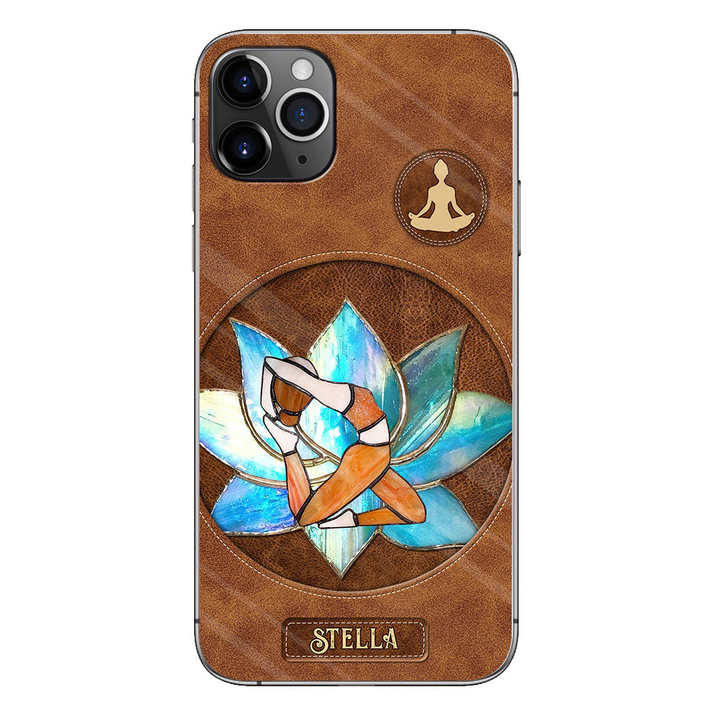 Namaste – Personalisierte Yoga-Handyhülle