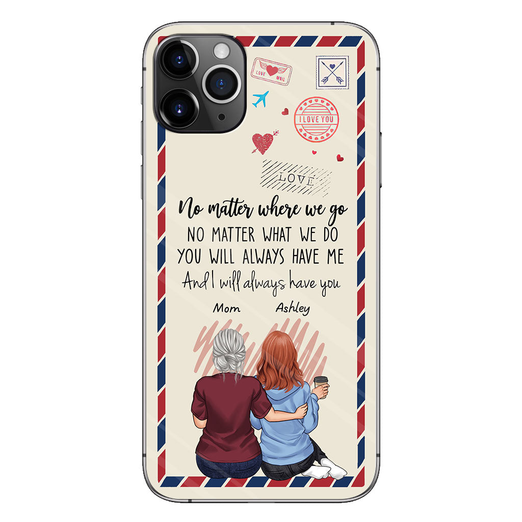 Mother And Daughter - Personalized Mother Phone Case