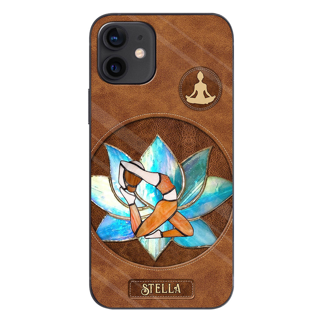 Namaste – Personalisierte Yoga-Handyhülle