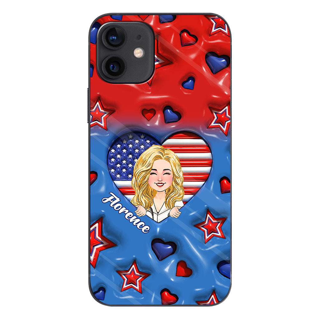 Personalisierte Geschenke für Krankenschwestern – Stolz auf amerikanische Krankenschwestern – Personalisierte Handyhülle für Krankenschwestern