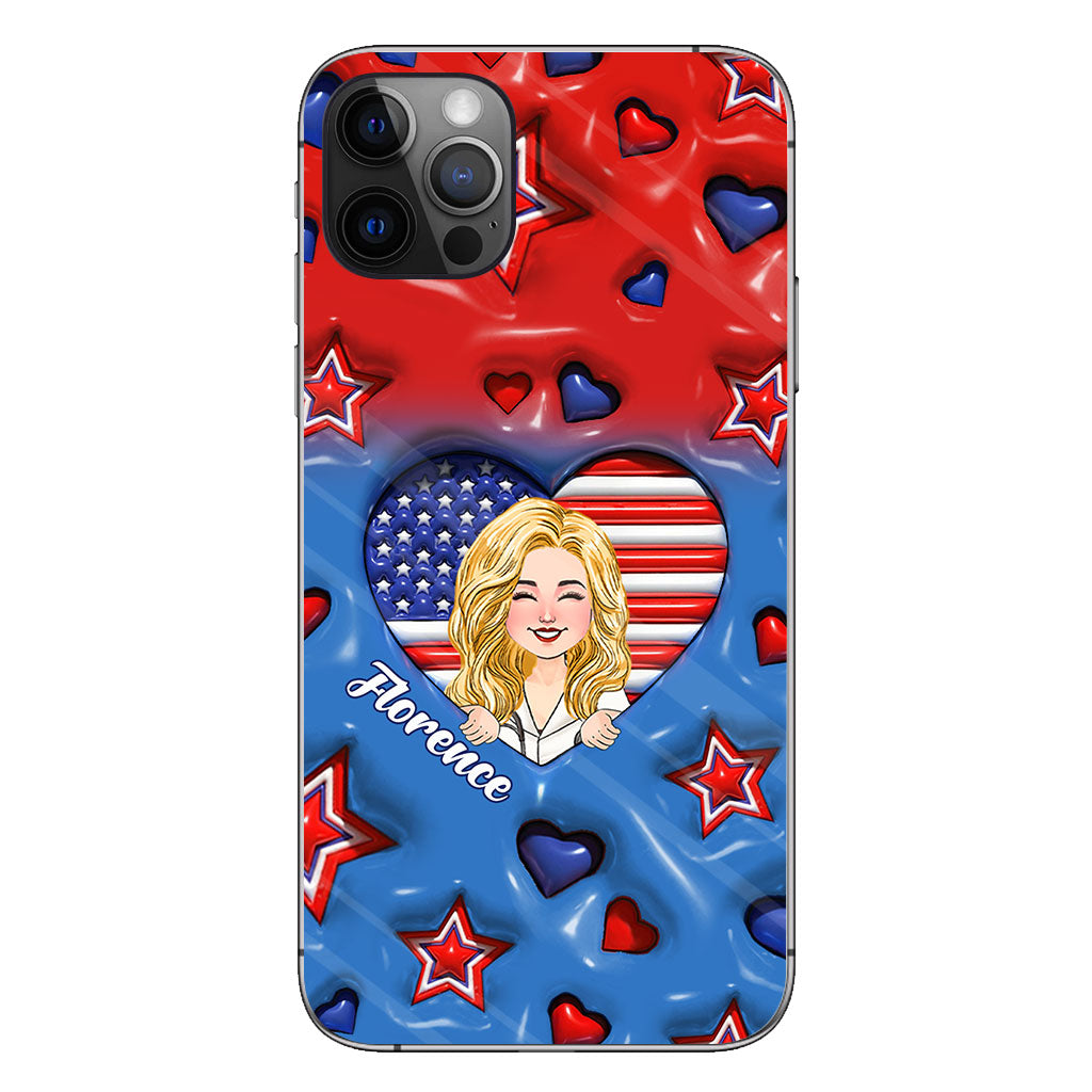 Personalisierte Geschenke für Krankenschwestern – Stolz auf amerikanische Krankenschwestern – Personalisierte Handyhülle für Krankenschwestern