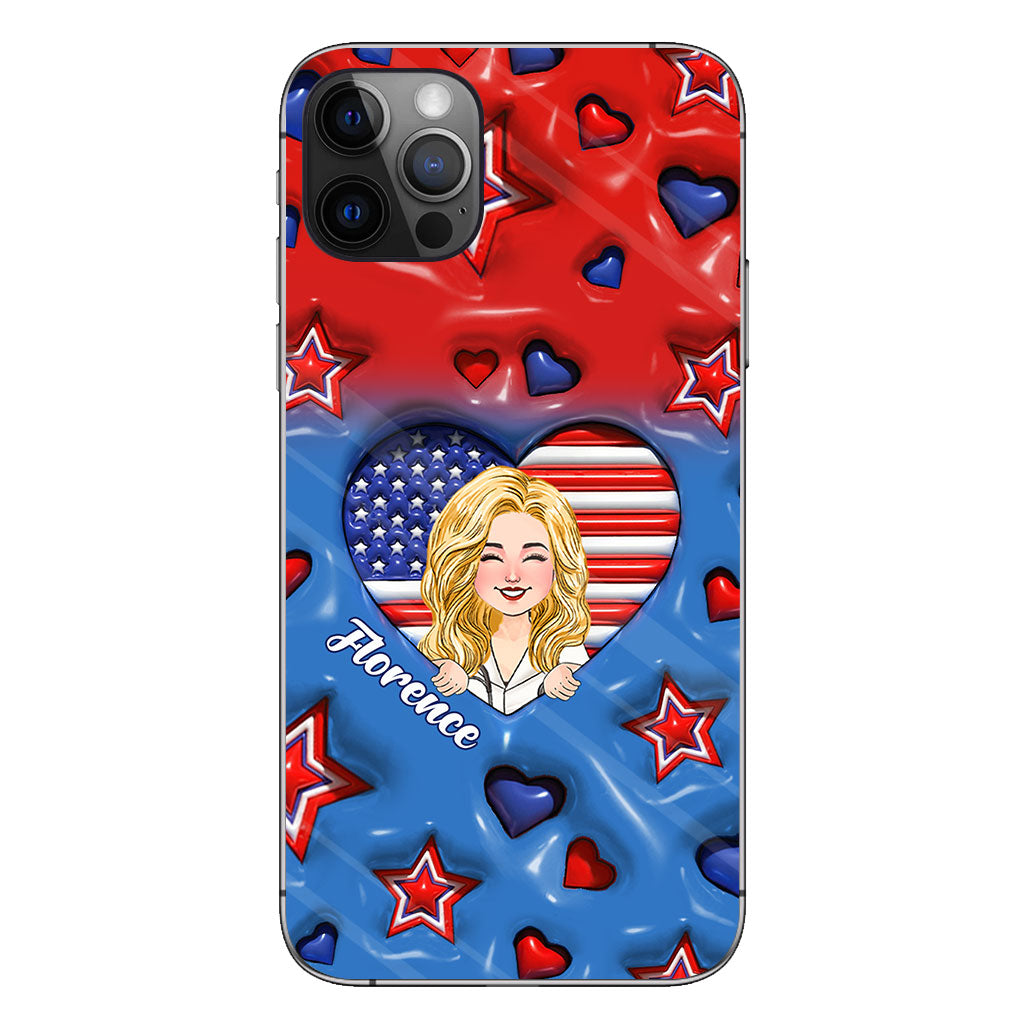 Personalisierte Geschenke für Krankenschwestern – Stolz auf amerikanische Krankenschwestern – Personalisierte Handyhülle für Krankenschwestern