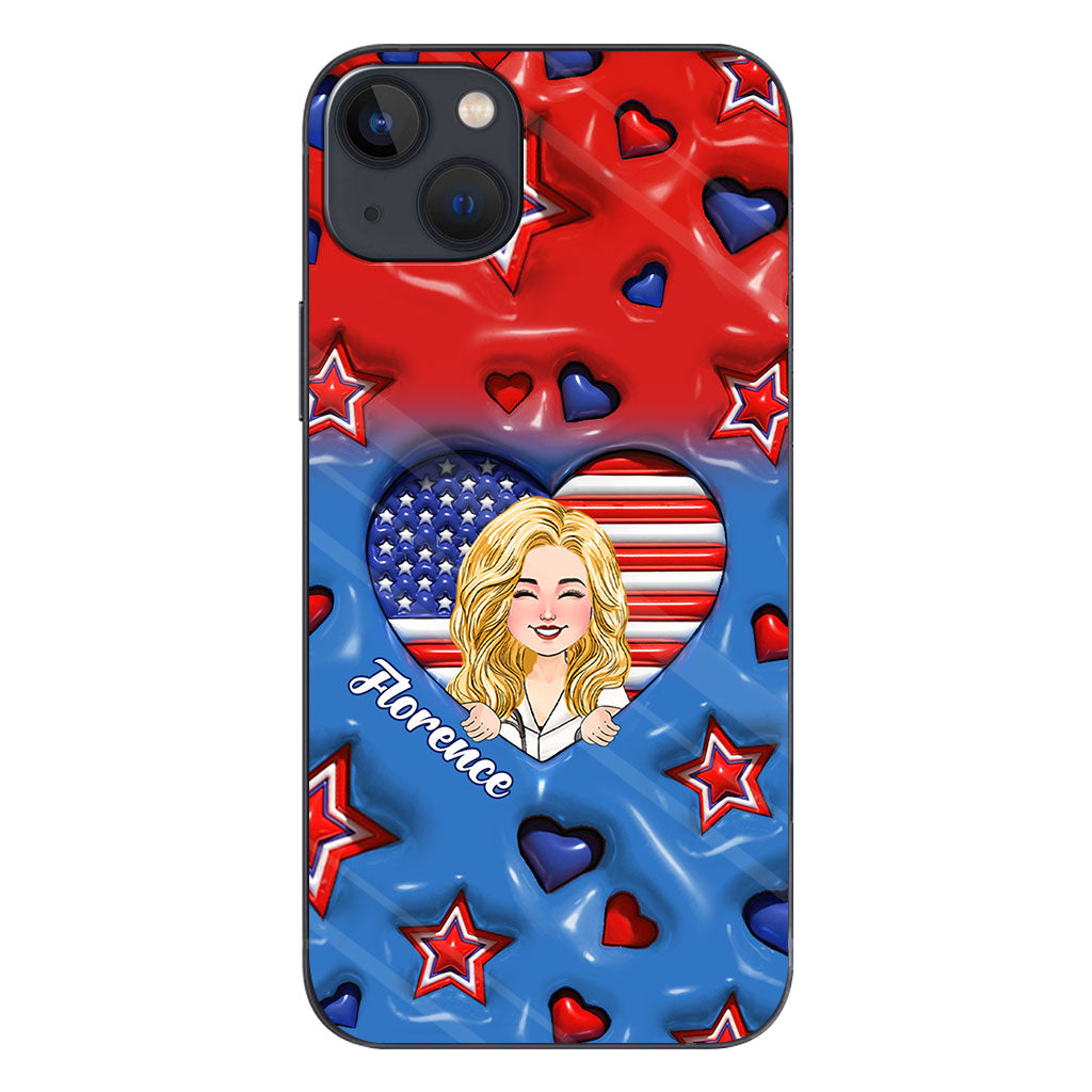 Personalisierte Geschenke für Krankenschwestern – Stolz auf amerikanische Krankenschwestern – Personalisierte Handyhülle für Krankenschwestern