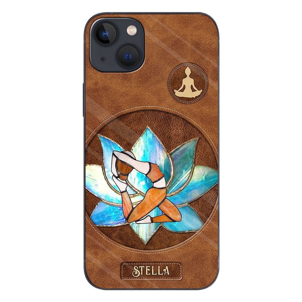 Namaste – Personalisierte Yoga-Handyhülle