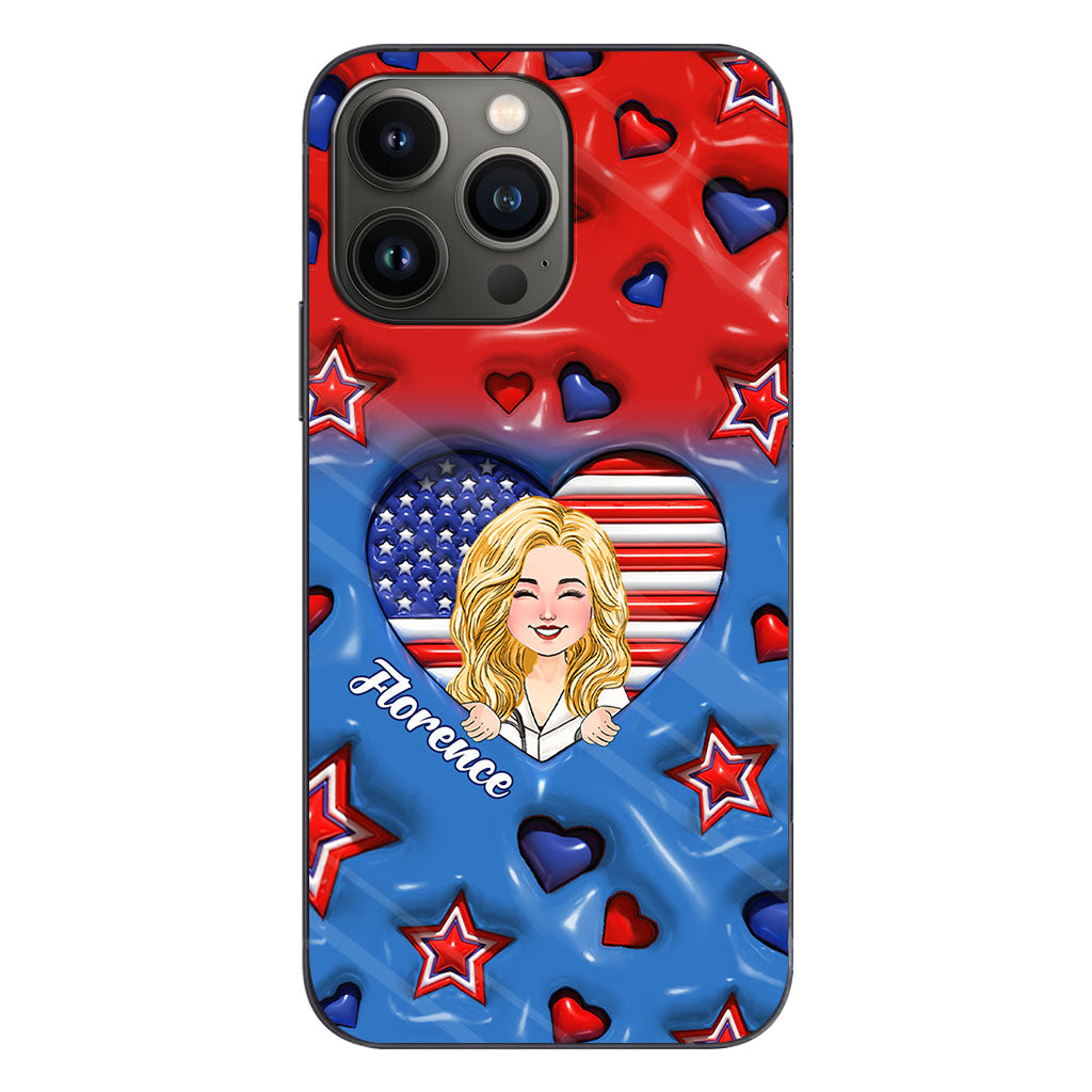 Personalisierte Geschenke für Krankenschwestern – Stolz auf amerikanische Krankenschwestern – Personalisierte Handyhülle für Krankenschwestern