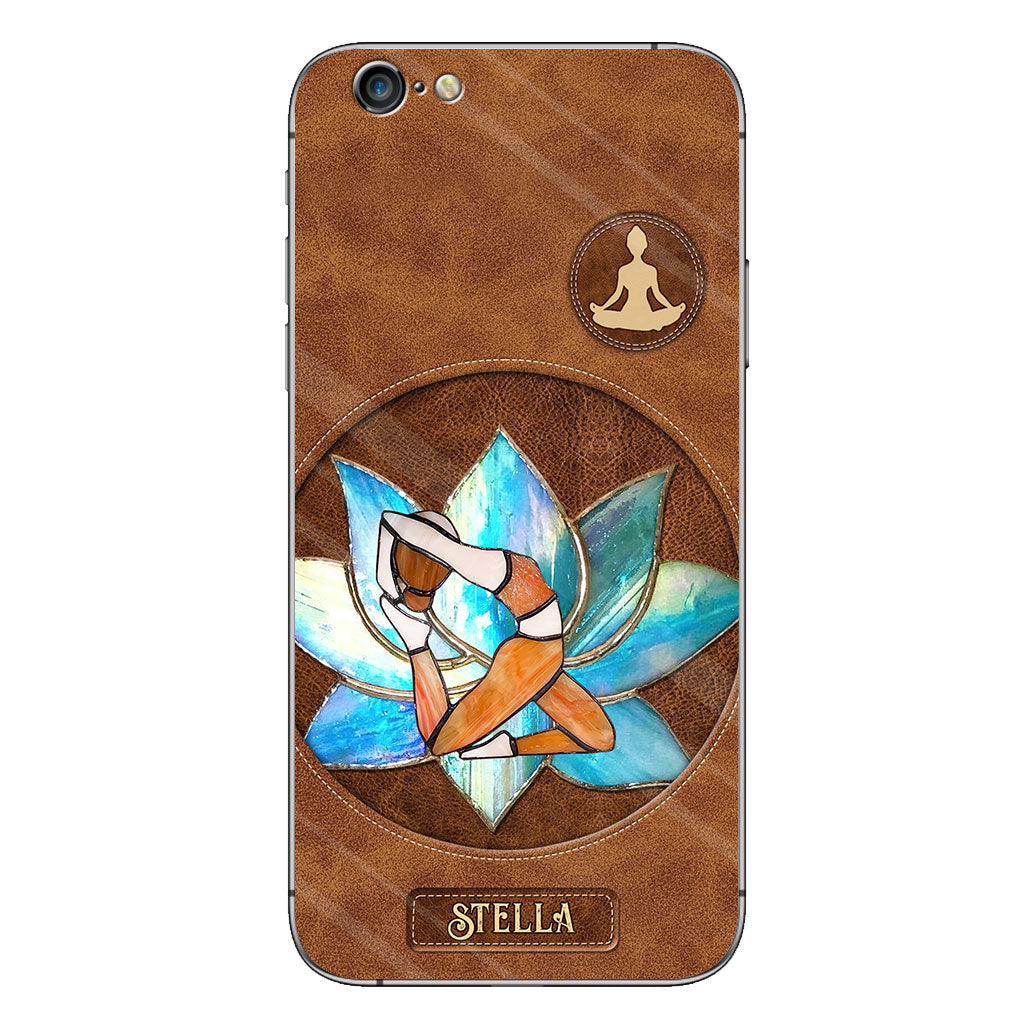 Namaste – Personalisierte Yoga-Handyhülle