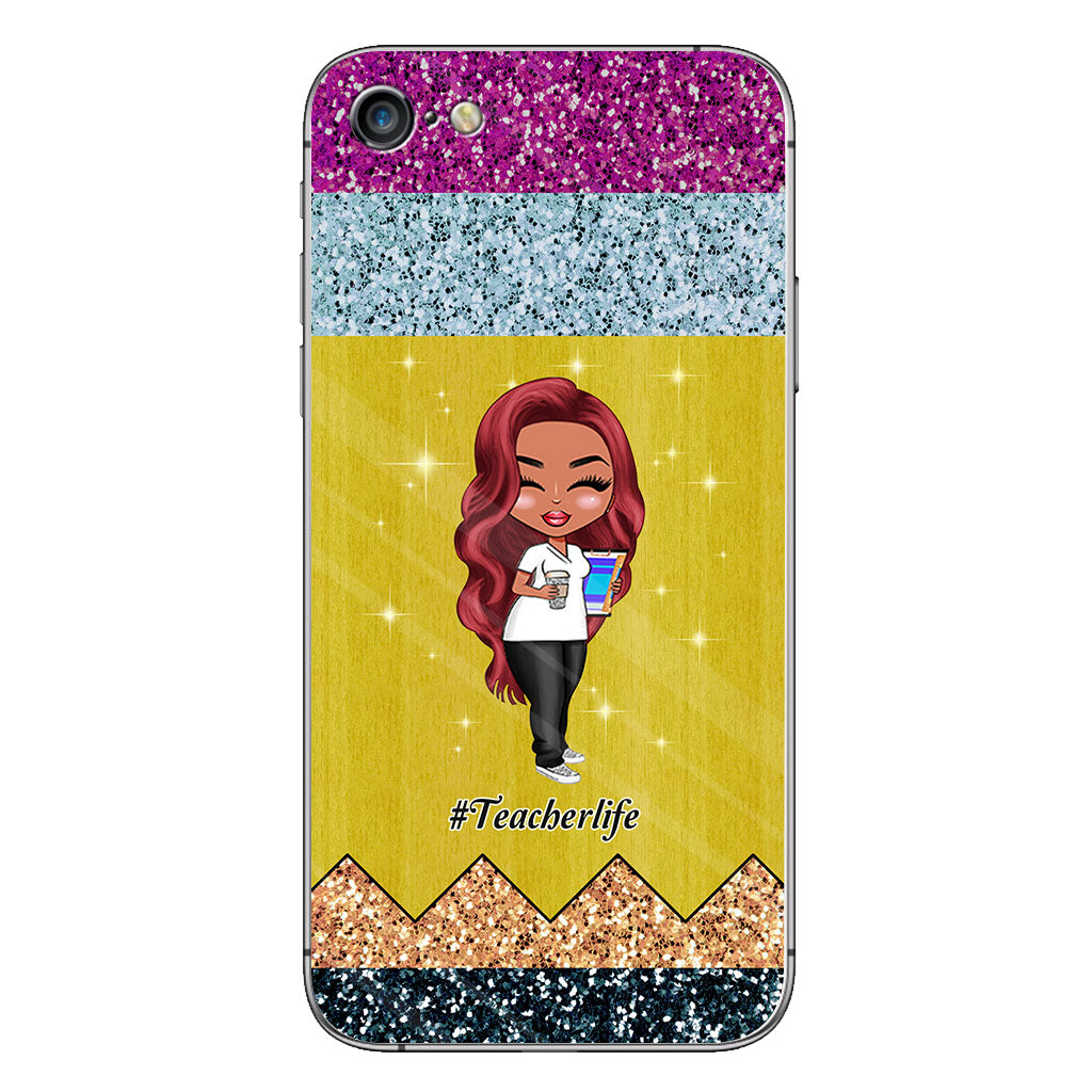 Lehren ist eine Herzensangelegenheit – Personalisierte Handyhülle für Lehrer mit 3D-Musterdruck