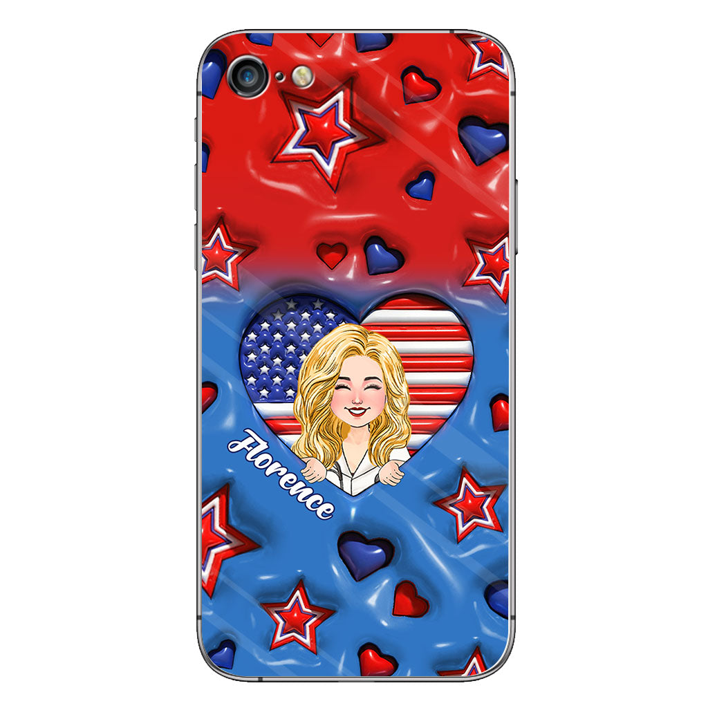 Personalisierte Geschenke für Krankenschwestern – Stolz auf amerikanische Krankenschwestern – Personalisierte Handyhülle für Krankenschwestern