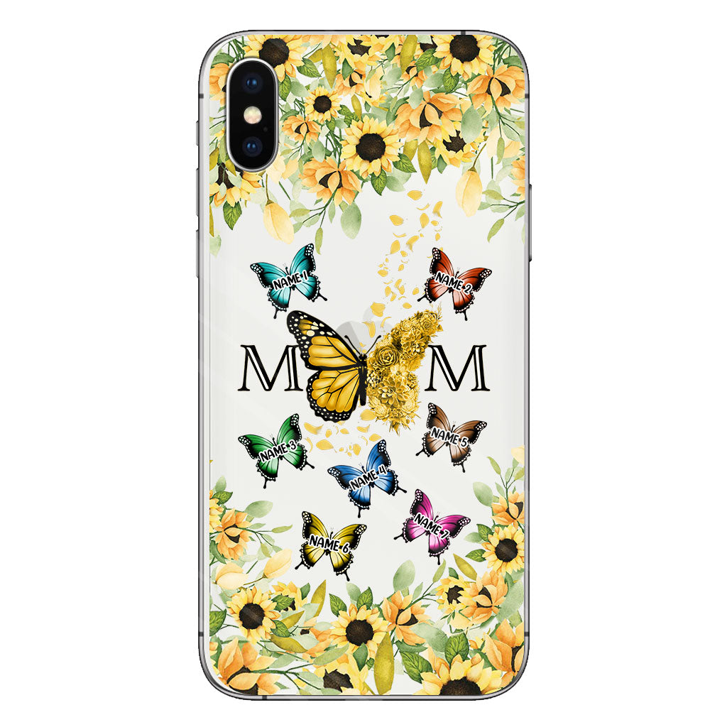We Love You - Personalized Mother Clear Phone Case