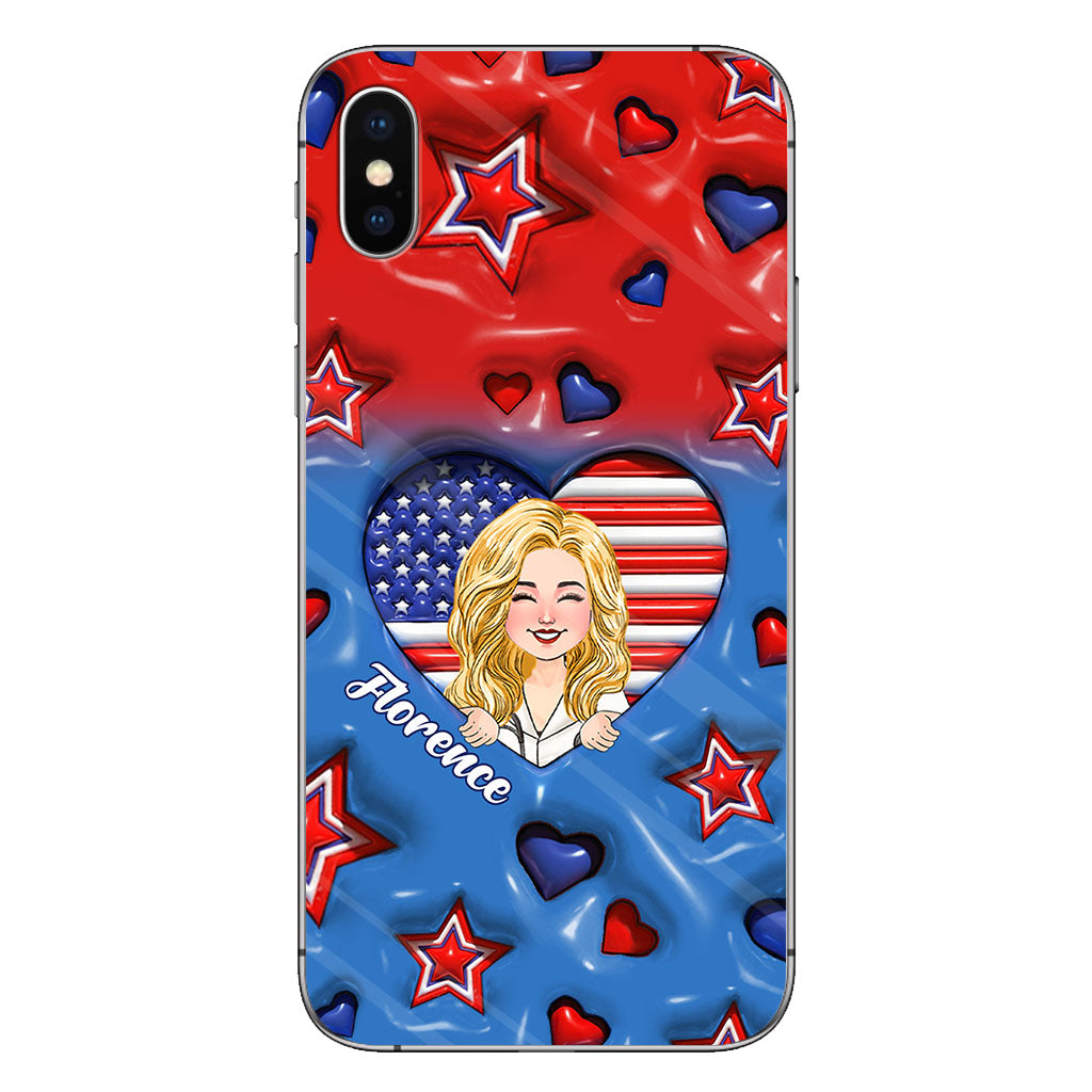 Personalisierte Geschenke für Krankenschwestern – Stolz auf amerikanische Krankenschwestern – Personalisierte Handyhülle für Krankenschwestern