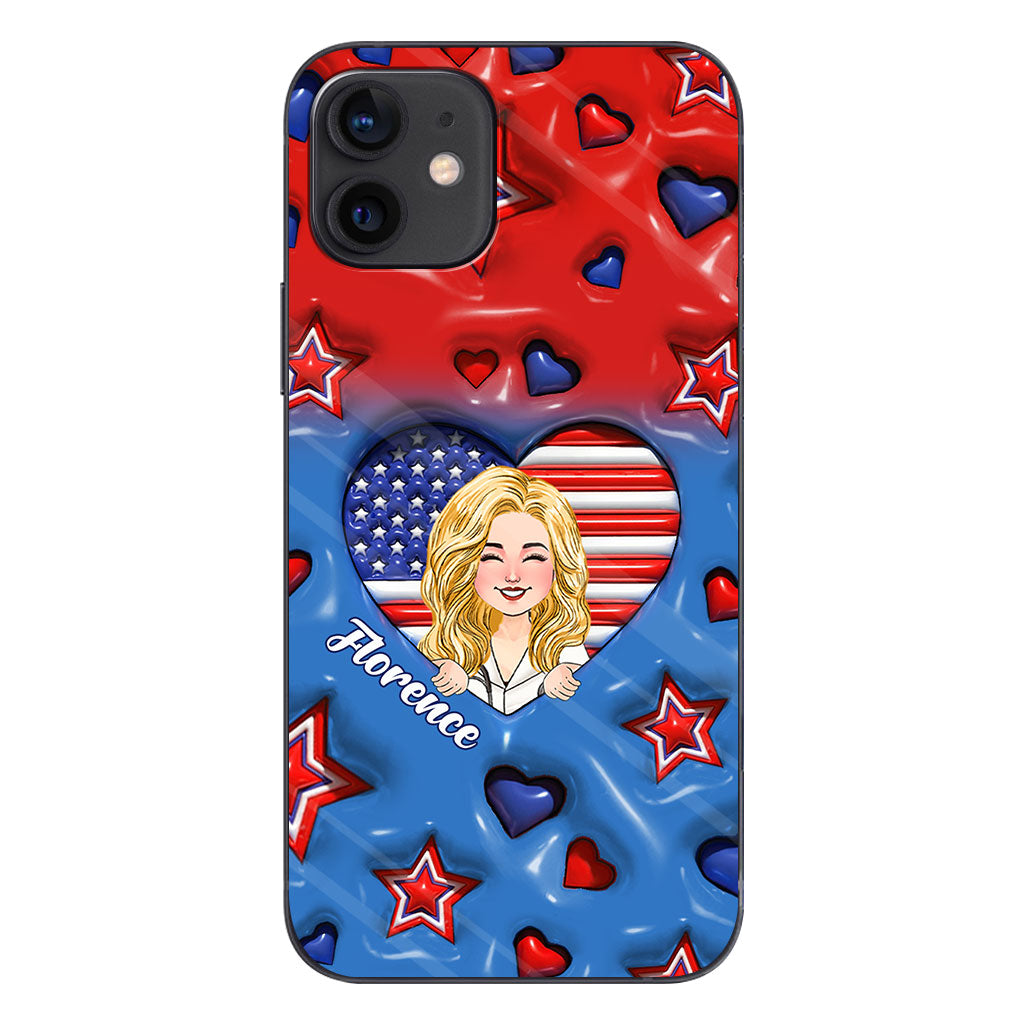 Personalisierte Geschenke für Krankenschwestern – Stolz auf amerikanische Krankenschwestern – Personalisierte Handyhülle für Krankenschwestern