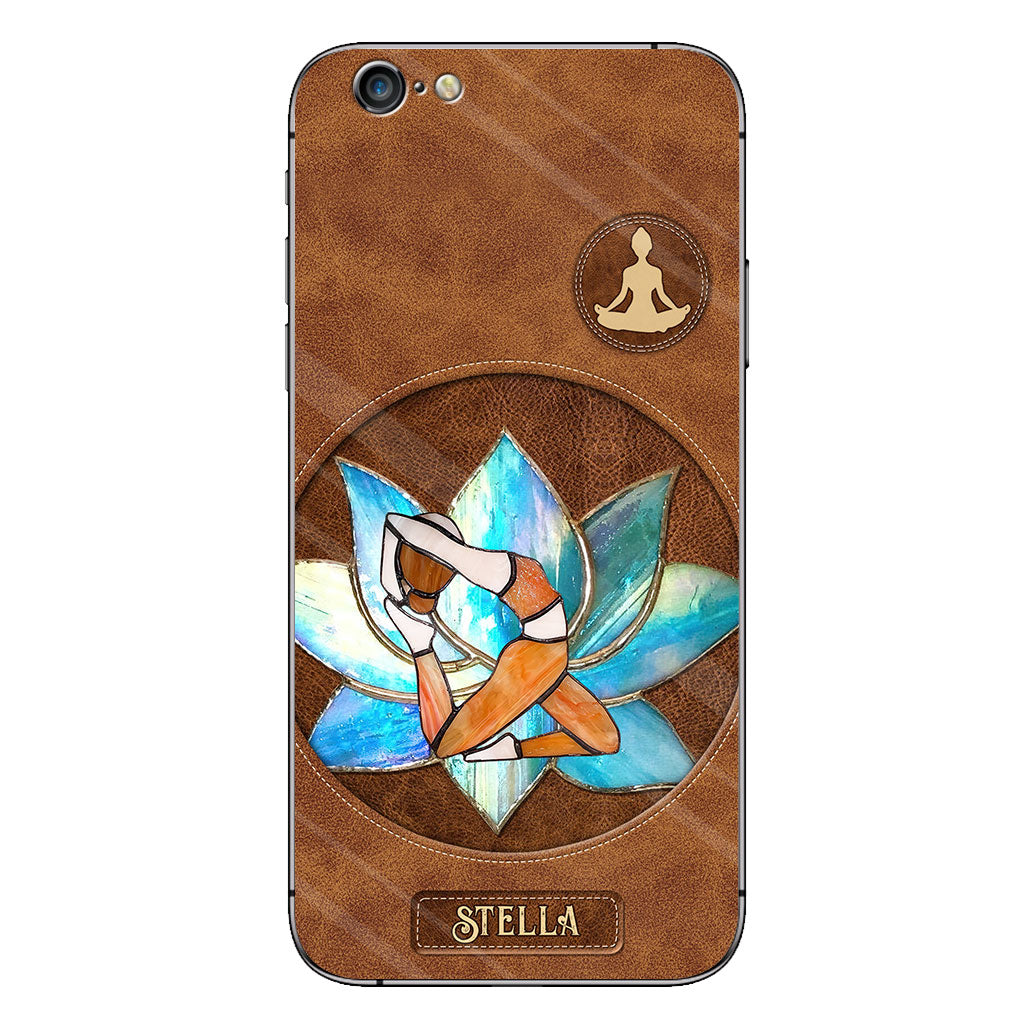 Namaste – Personalisierte Yoga-Handyhülle