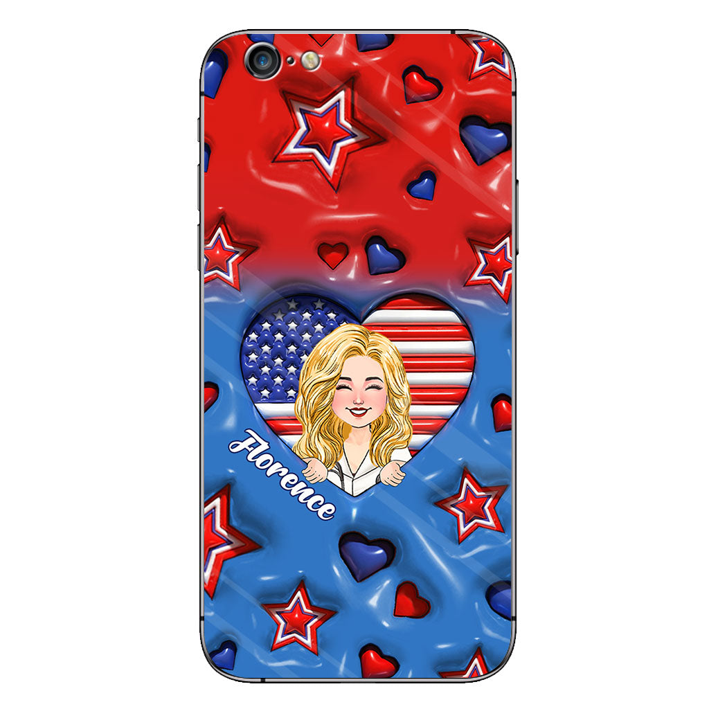 Personalisierte Geschenke für Krankenschwestern – Stolz auf amerikanische Krankenschwestern – Personalisierte Handyhülle für Krankenschwestern