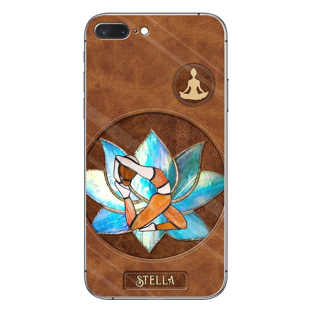 Namaste – Personalisierte Yoga-Handyhülle