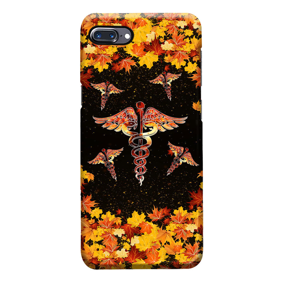 Herbststimmung – Personalisierte Handyhülle für Krankenschwestern