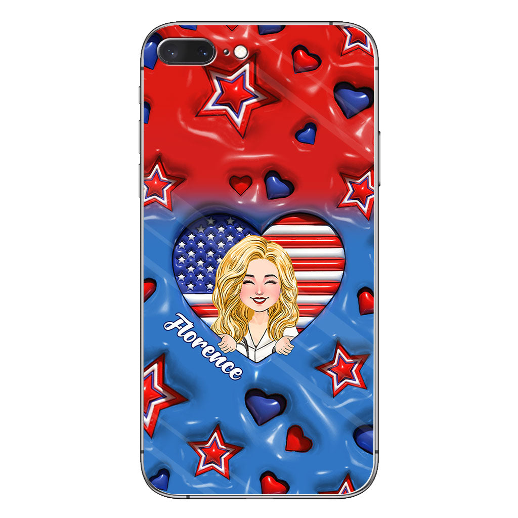 Personalisierte Geschenke für Krankenschwestern – Stolz auf amerikanische Krankenschwestern – Personalisierte Handyhülle für Krankenschwestern