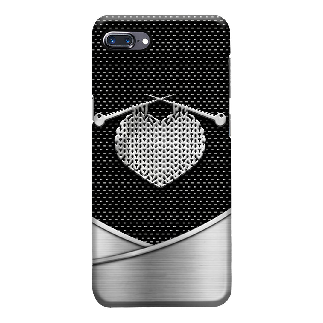 Knit Metal Pattern Print Phone Case 062021