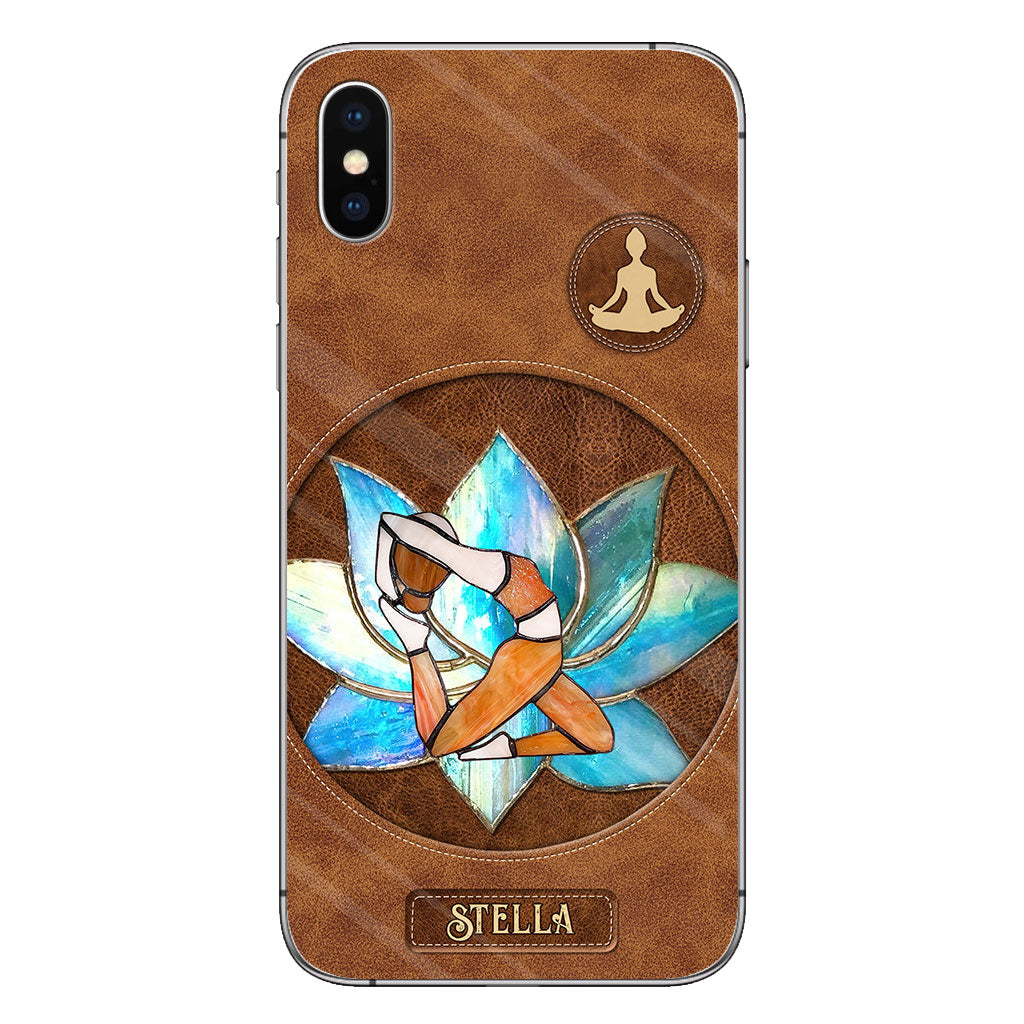 Namaste – Personalisierte Yoga-Handyhülle