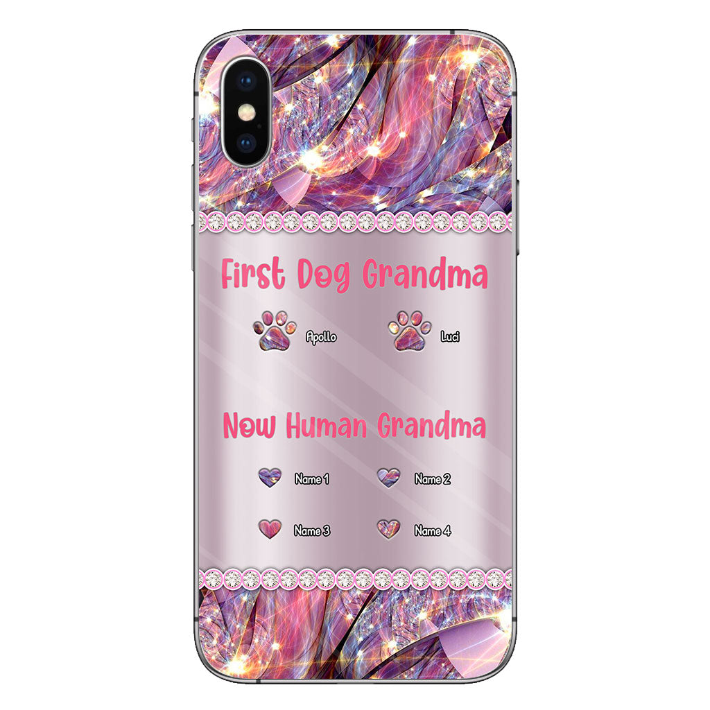 Dog Grandma Human - Personalized Mother's Day Phone Case