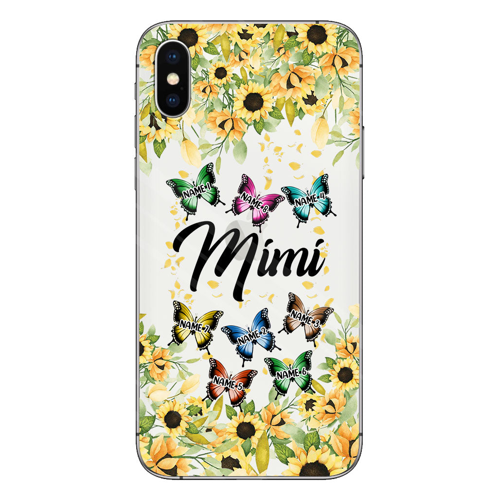 We Love You - Personalized Grandma Clear Phone Case