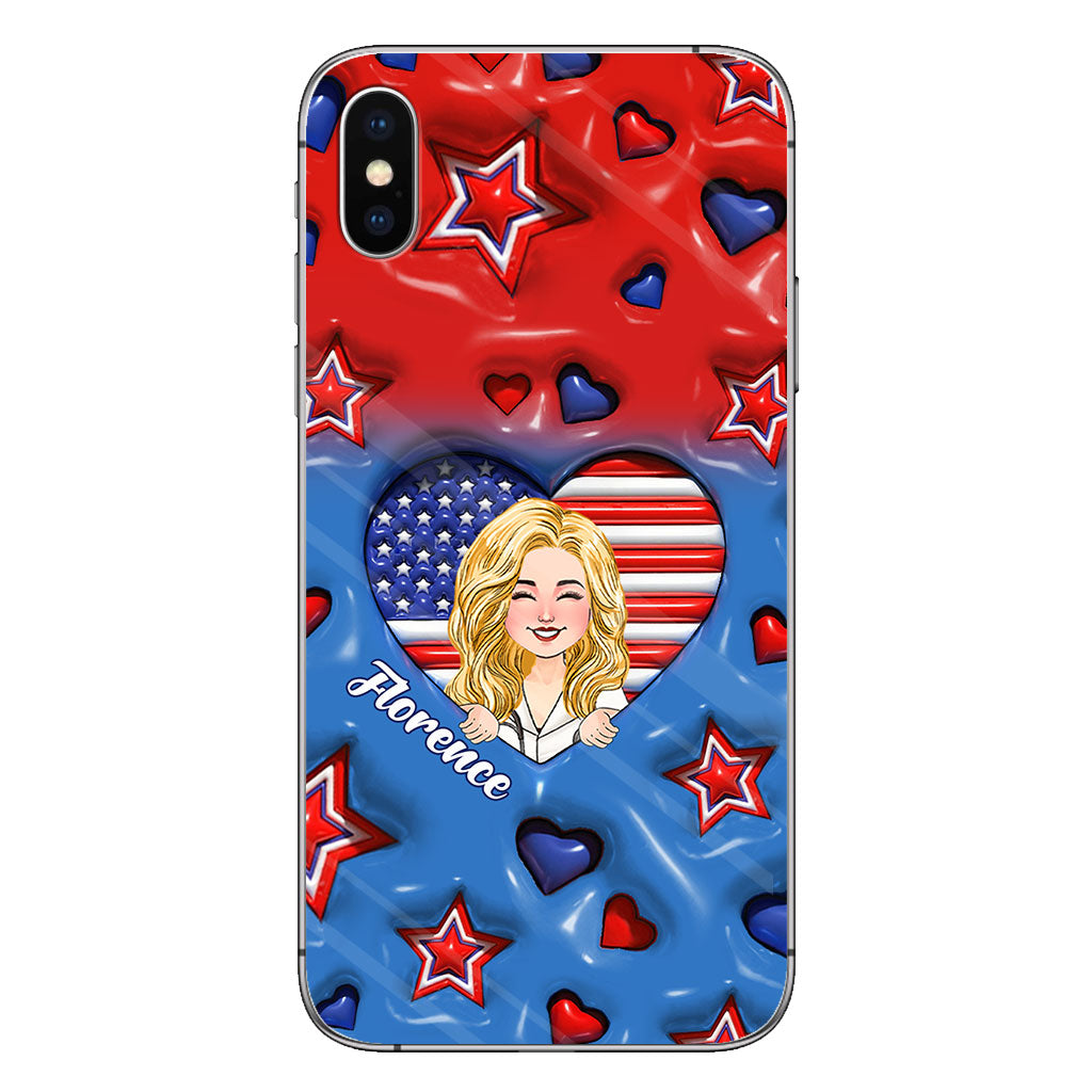 Personalisierte Geschenke für Krankenschwestern – Stolz auf amerikanische Krankenschwestern – Personalisierte Handyhülle für Krankenschwestern