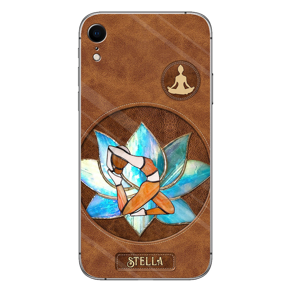 Namaste – Personalisierte Yoga-Handyhülle