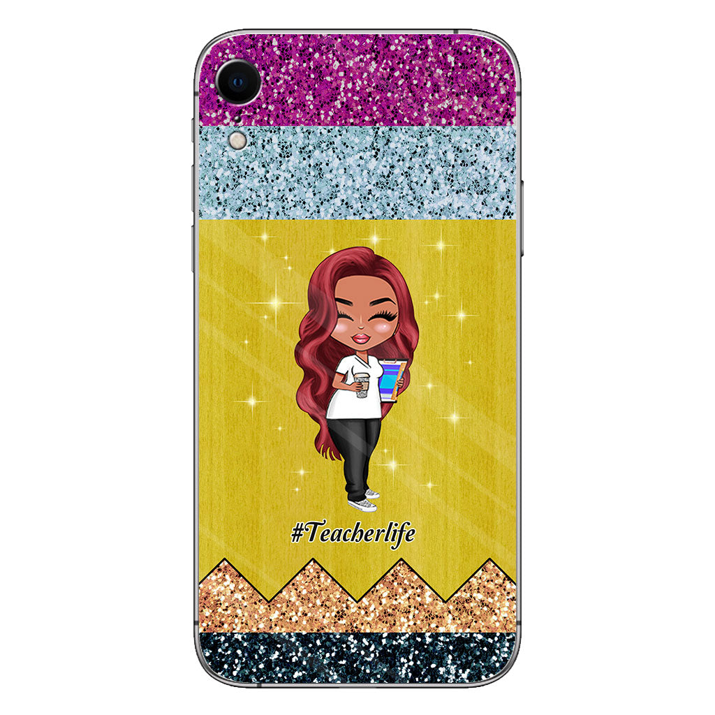 Lehren ist eine Herzensangelegenheit – Personalisierte Handyhülle für Lehrer mit 3D-Musterdruck