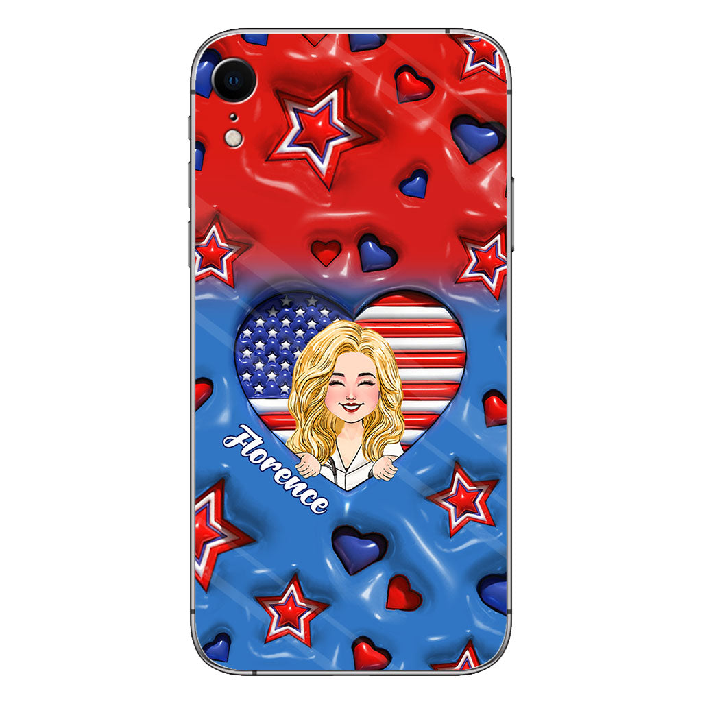 Personalisierte Geschenke für Krankenschwestern – Stolz auf amerikanische Krankenschwestern – Personalisierte Handyhülle für Krankenschwestern