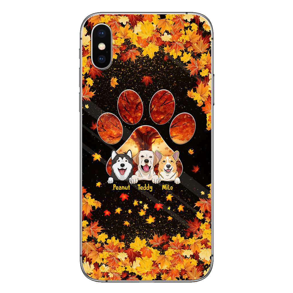 Hello Fall - Personalized Dog Phone Case