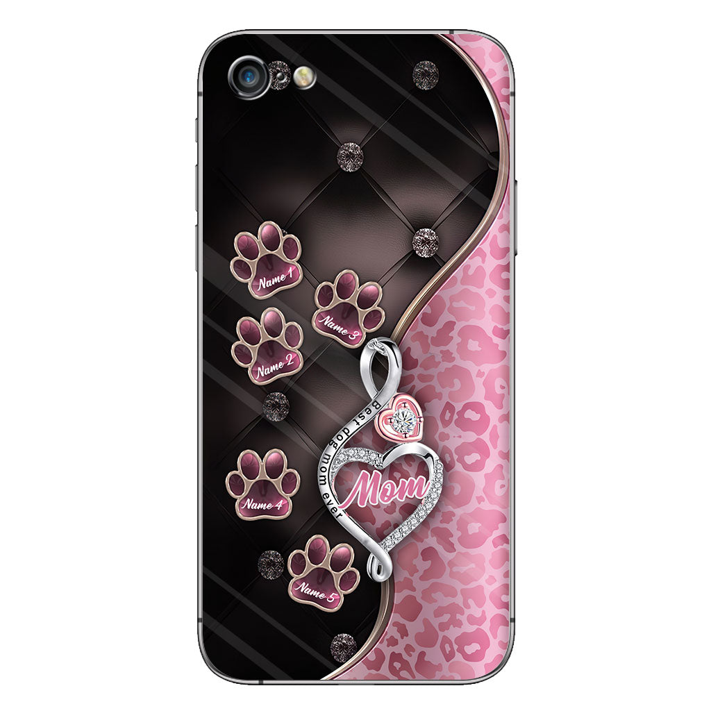 Best Dog Mom Ever Rose Gold - Mother's Day Personalized Dog Phone Case