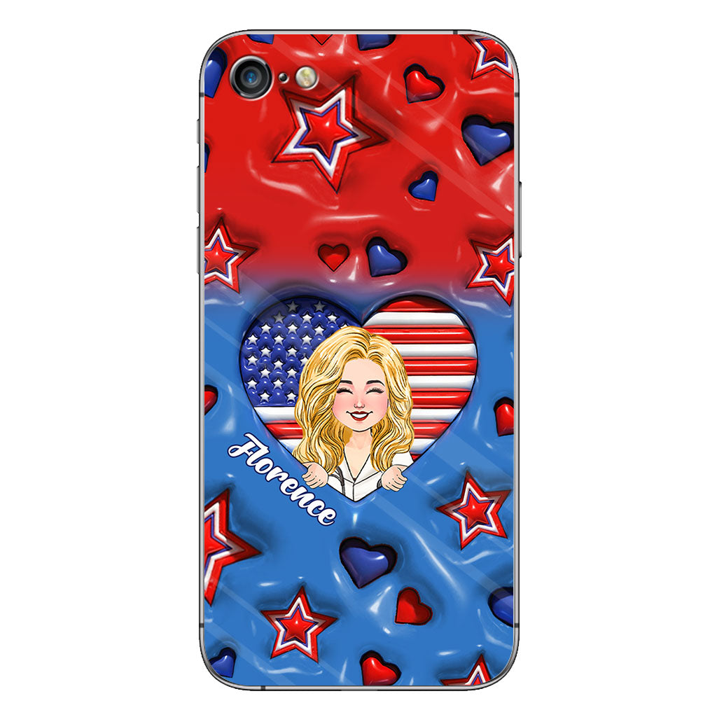 Personalisierte Geschenke für Krankenschwestern – Stolz auf amerikanische Krankenschwestern – Personalisierte Handyhülle für Krankenschwestern