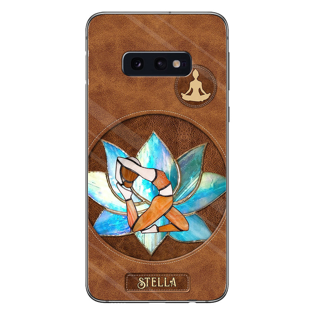 Namaste – Personalisierte Yoga-Handyhülle