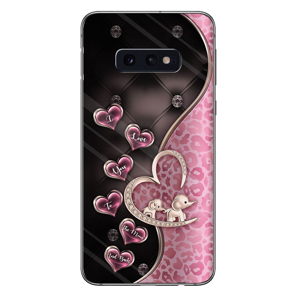I Love You - Mother's day Elephant Phone Case