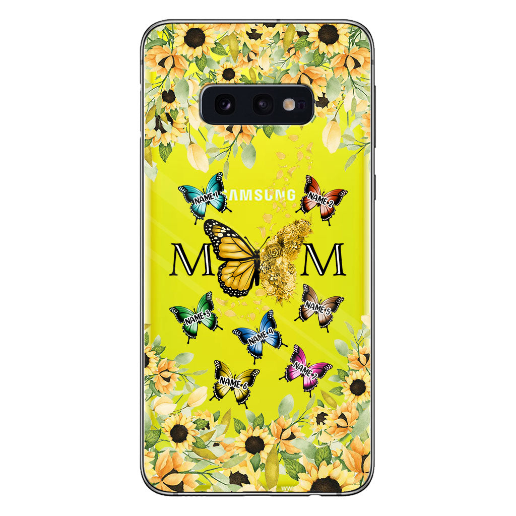 We Love You - Personalized Mother Clear Phone Case