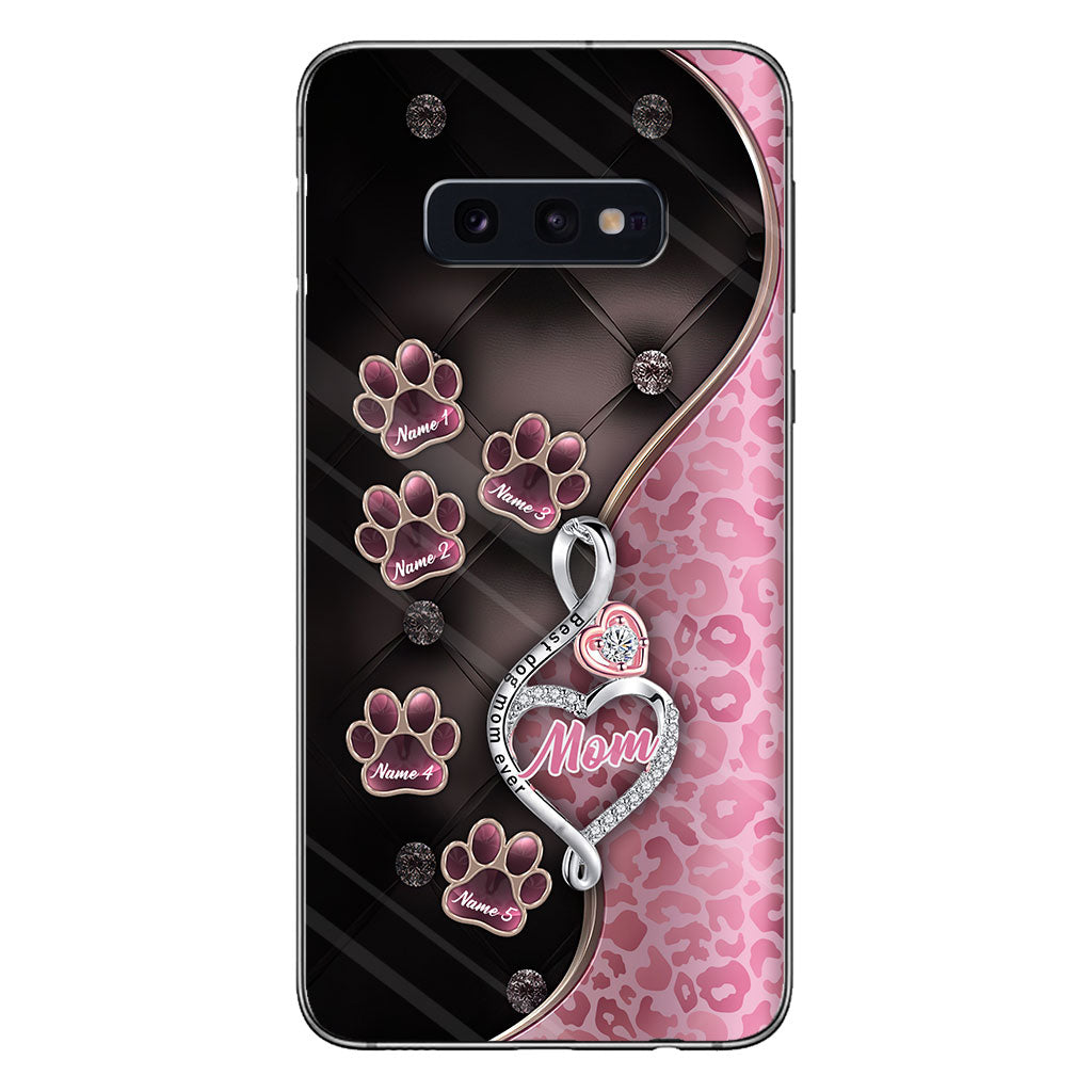 Best Dog Mom Ever Rose Gold - Mother's Day Personalized Dog Phone Case