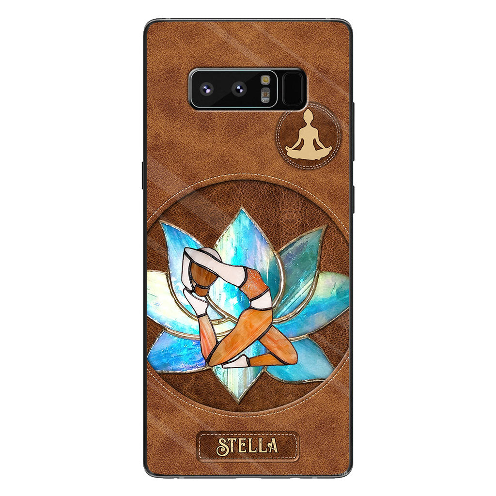 Namaste – Personalisierte Yoga-Handyhülle