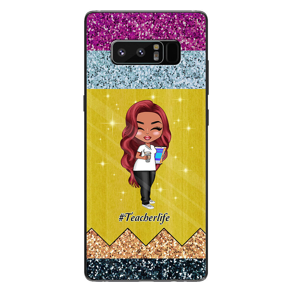 Lehren ist eine Herzensangelegenheit – Personalisierte Handyhülle für Lehrer mit 3D-Musterdruck