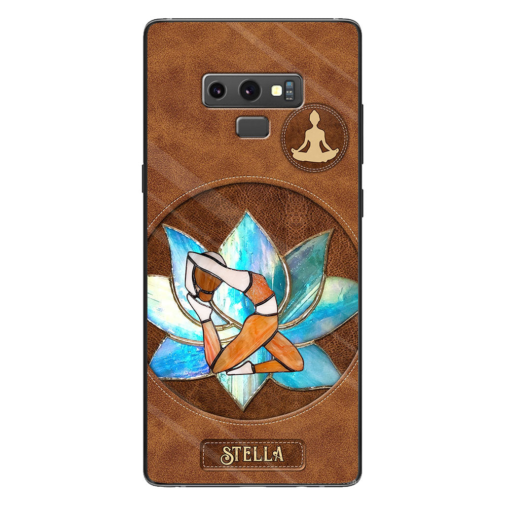 Namaste – Personalisierte Yoga-Handyhülle