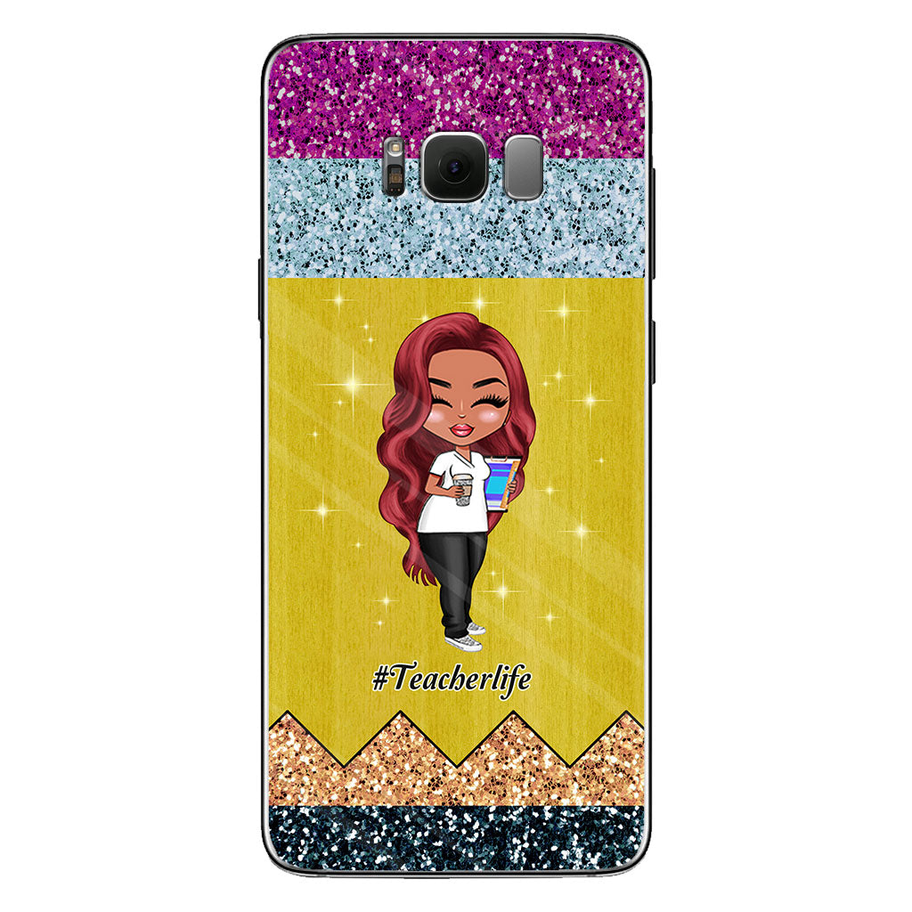 Lehren ist eine Herzensangelegenheit – Personalisierte Handyhülle für Lehrer mit 3D-Musterdruck