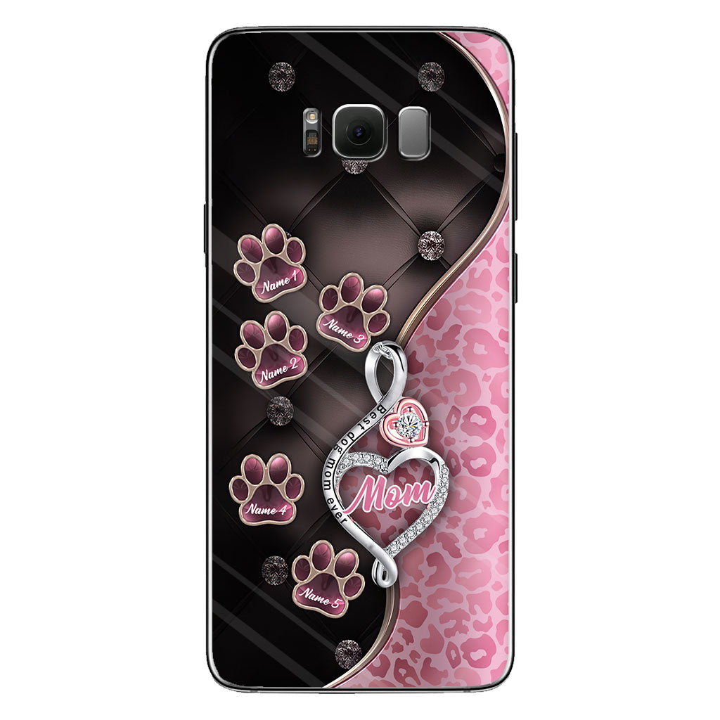 Best Dog Mom Ever Rose Gold - Mother's Day Personalized Dog Phone Case