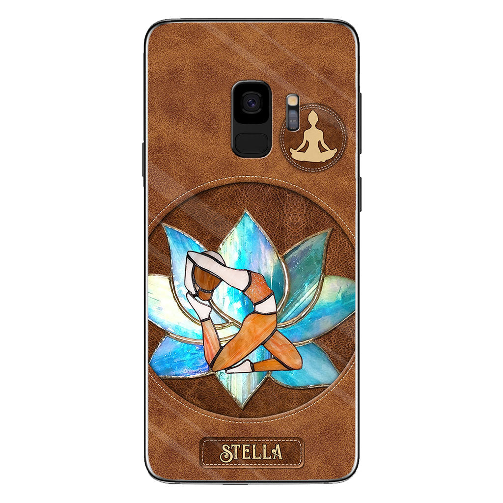 Namaste – Personalisierte Yoga-Handyhülle