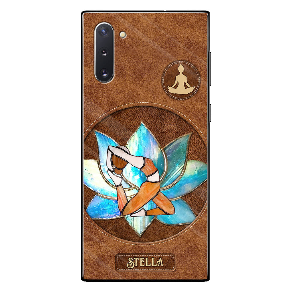 Namaste – Personalisierte Yoga-Handyhülle