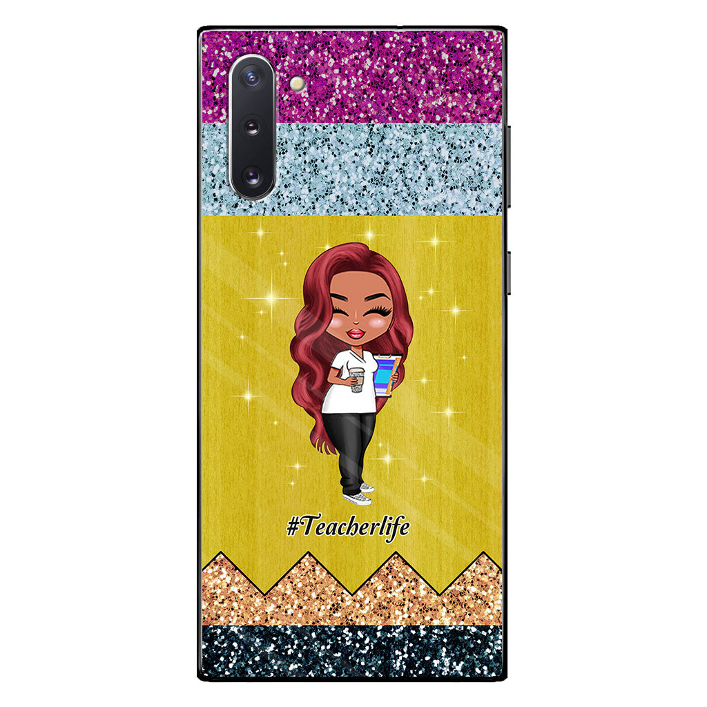 Lehren ist eine Herzensangelegenheit – Personalisierte Handyhülle für Lehrer mit 3D-Musterdruck