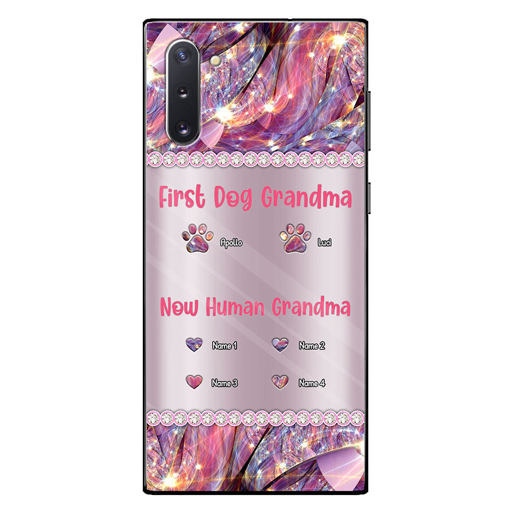Dog Grandma Human - Personalized Mother's Day Phone Case