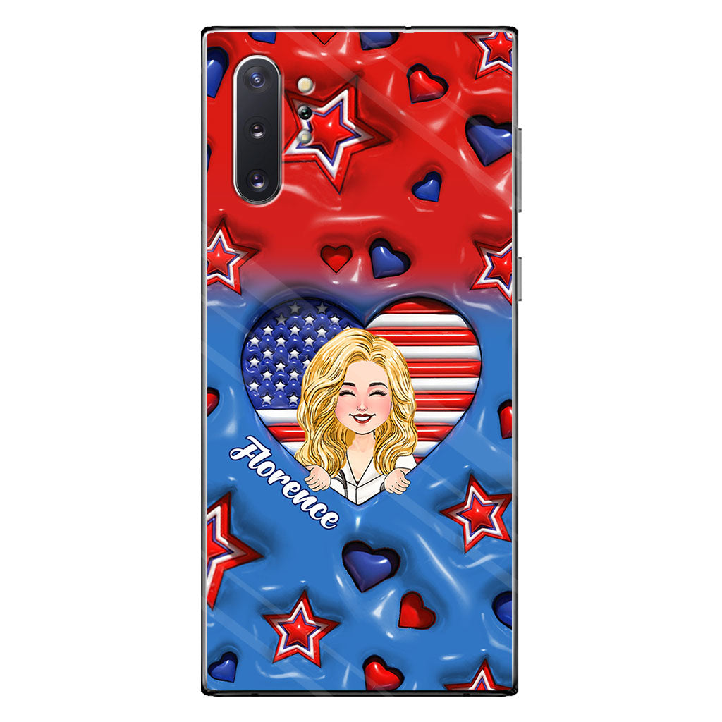 Personalisierte Geschenke für Krankenschwestern – Stolz auf amerikanische Krankenschwestern – Personalisierte Handyhülle für Krankenschwestern