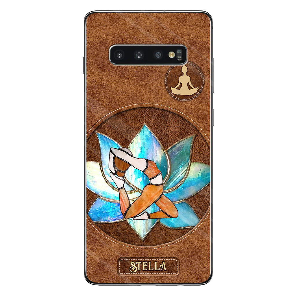 Namaste – Personalisierte Yoga-Handyhülle