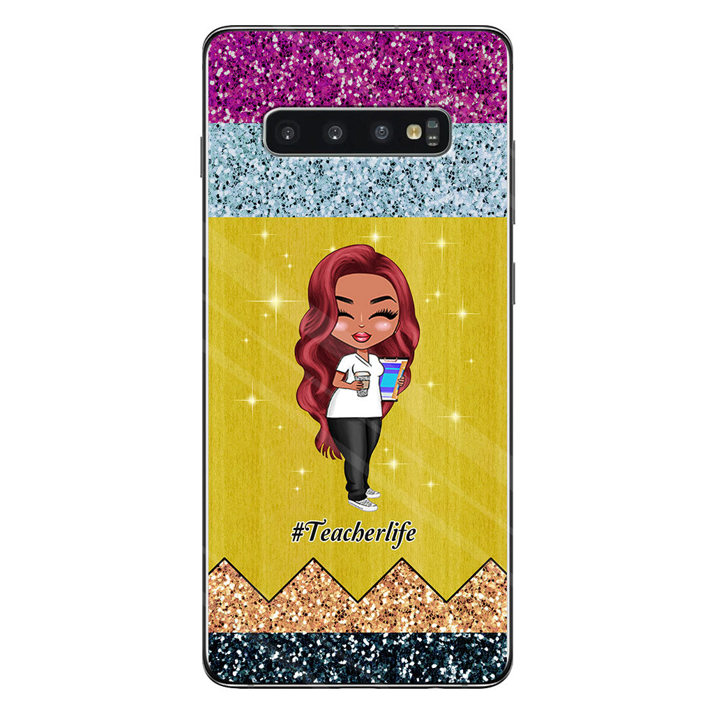 Lehren ist eine Herzensangelegenheit – Personalisierte Handyhülle für Lehrer mit 3D-Musterdruck