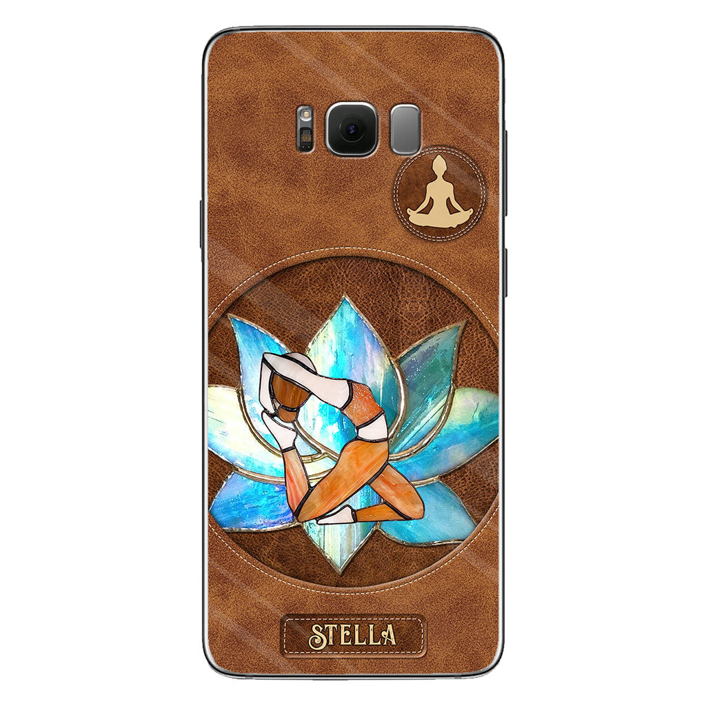 Namaste – Personalisierte Yoga-Handyhülle