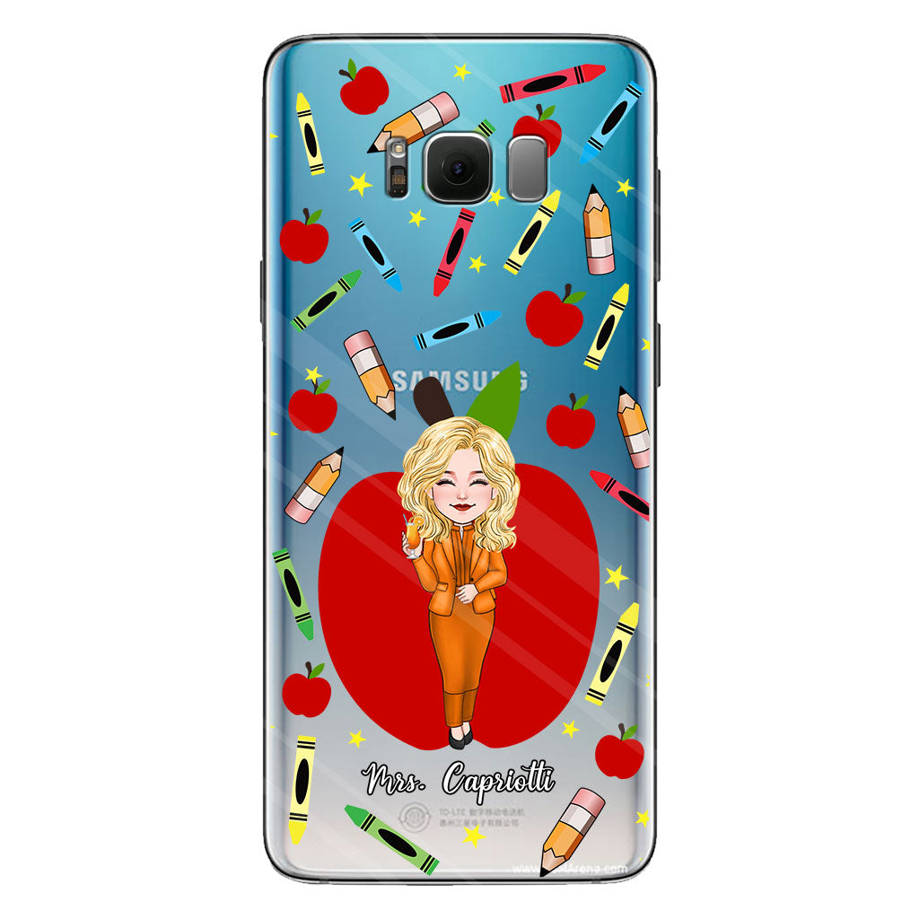 Thank You Teacher - Personalized Teacher Clear Phone Case