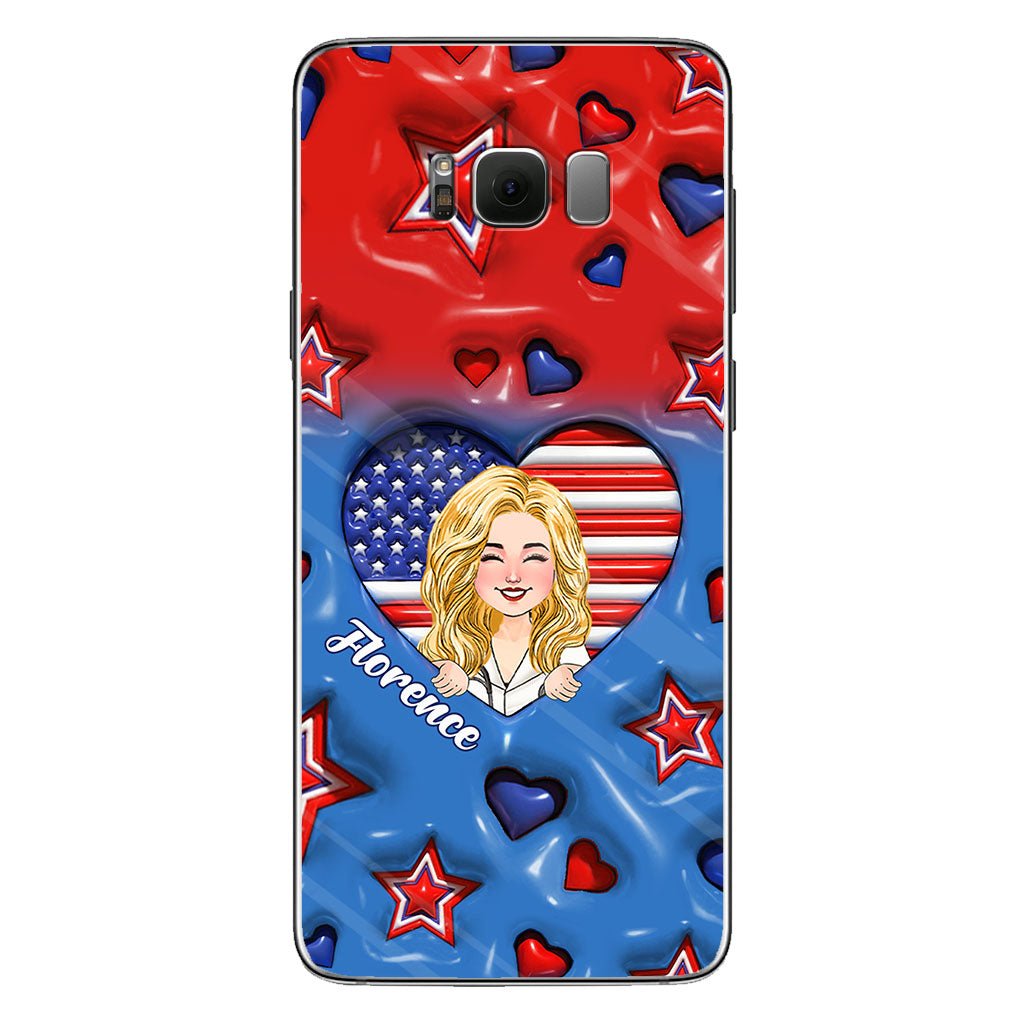 Personalisierte Geschenke für Krankenschwestern – Stolz auf amerikanische Krankenschwestern – Personalisierte Handyhülle für Krankenschwestern